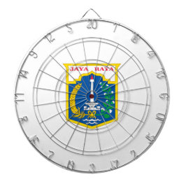 ジャカルタ国旗（インドネシア・キャピタル・シティ） ダーツボード