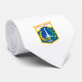 ジャカルタ国旗（インドネシア・キャピタル・シティ） ネクタイ