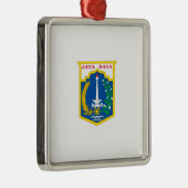 ジャカルタ国旗（インドネシア・キャピタル・シティ） メタルオーナメント (右)