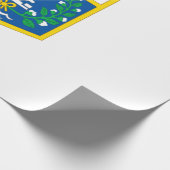 ジャカルタ国旗（インドネシア・キャピタル・シティ） ラッピングペーパー (角)