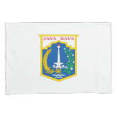 ジャカルタ国旗（インドネシア・キャピタル・シティ） 枕カバー (正面右)