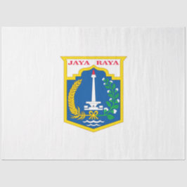 ジャカルタ国旗（インドネシア・キャピタル・シティ） 薄葉紙