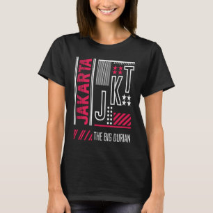 ジャカルタ,インドネシアの首都,東南アジア,東アジア Tシャツ
