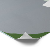 ジャカルタ、インドネシアヴィンテージレトロ旅行 ポスター (角)