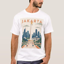 ジャカルタ インドネシア 旅行ポスター