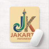 ジャカルタ インドネシア 東南アジア マウスパッド (マウス)