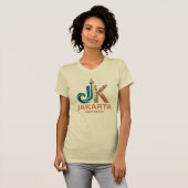 ジャカルタ インドネシア 東南アジア Tシャツ (正面フル)