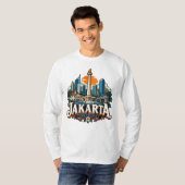 ジャカルタ インドネシア Tシャツ (正面フル)