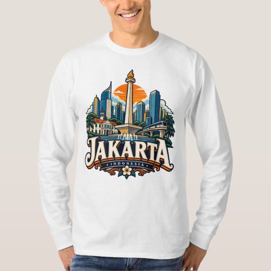 ジャカルタ インドネシア Tシャツ (正面)