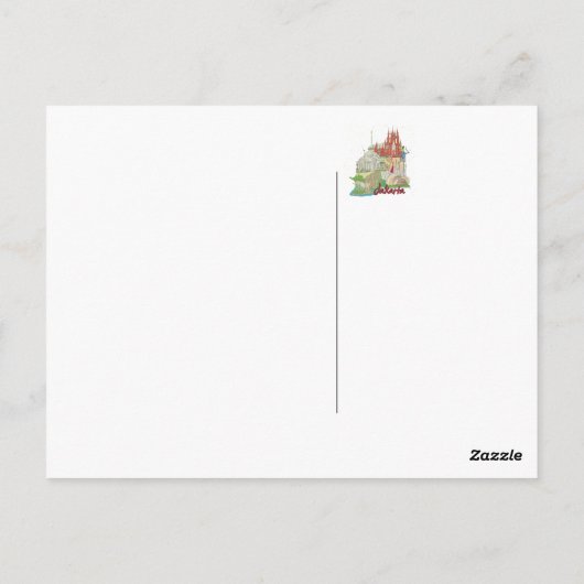 ジャカルタ ポストカード (裏面)