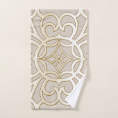 ジャカードインプレッション模様 バスタオルセット (ハンドタオル)