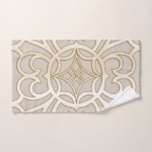 ジャカードインプレッション模様 バスタオルセット (ハンドタオル)