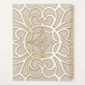 ジャカードインプレッション模様 プランナー手帳 (裏面)