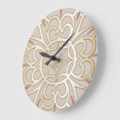 ジャカードインプレッション模様 ラージ壁時計 (傾斜)