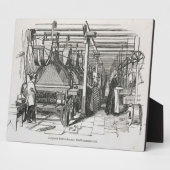 ジャカードパワールーム(版木、銅版、版画) フォトプラーク (側面)