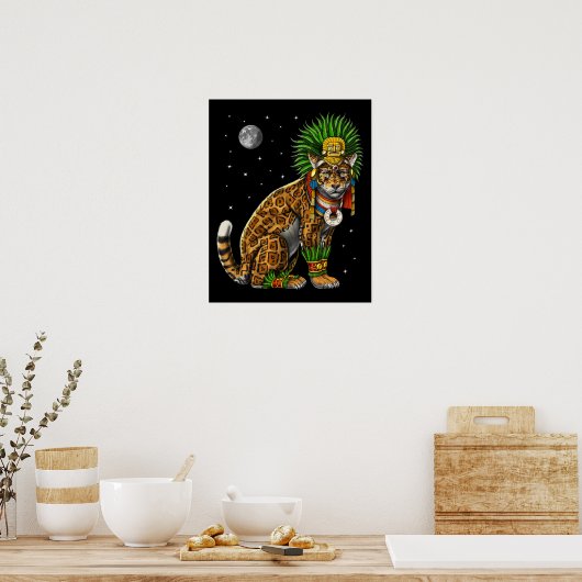 ジャガアステカル神 ポスター (キッチン)