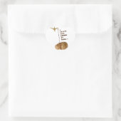 ジャガイモが私の部屋のまわりにを飛んだ ハートシール (バッグ)