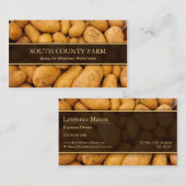 ジャガイモの写真 – ポテトファーム – 名刺 (正面/裏面)