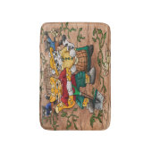 ジャガイモの収穫猫 バスマット (正面縦)