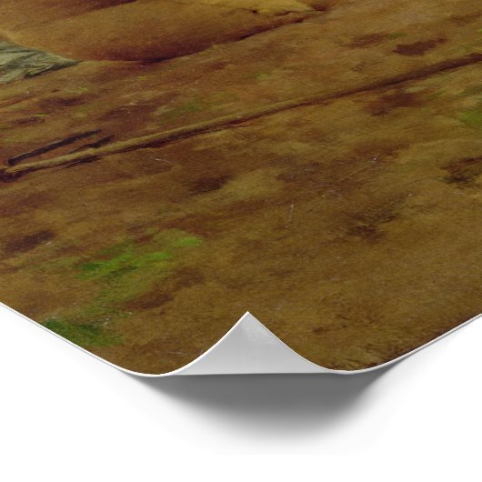 ジャガイモの収穫 ポスター (角)