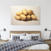 ジャガイモの山 キャンバスプリント (インサイチュ (寝室))