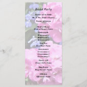 ジャガイモの花とペリウィンクル プログラム (裏面)