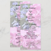 ジャガイモの花とペリウィンクル プログラム (正面/裏面)