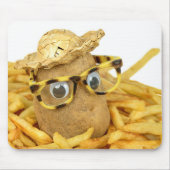 ジャガイモの麦藁帽子 マウスパッド (正面)