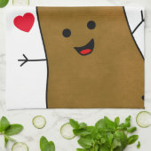 ジャガイモ大好き キッチンタオル (折り畳み)