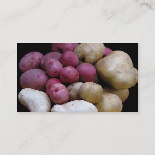 ジャガイモ市場 名刺 (正面)