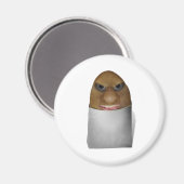 ジャガイモ遊と一緒に – ジャガイモの鼻 マグネット (正面/裏面)