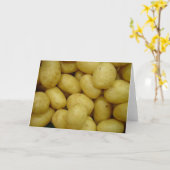 ジャガイモ カード (黄色い花)