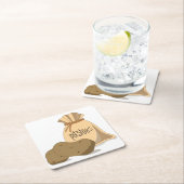 ジャガイモ スクエアペーパーコースター (インサイチュ)