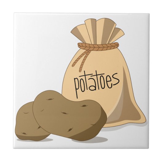 ジャガイモ タイル (正面)