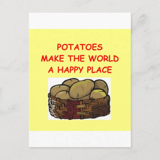 ジャガイモ ポストカード (正面)