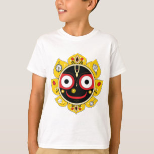 ジャガンナートの顔 ヒンズー教の神 スピリチュアル Tシャツ