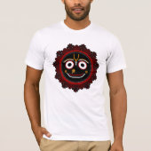 ジャガンナート - クリシュナアート Tシャツ (正面)