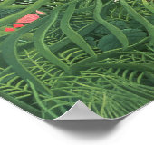 ジャガーが馬を攻撃， 1910 ポスター (角)