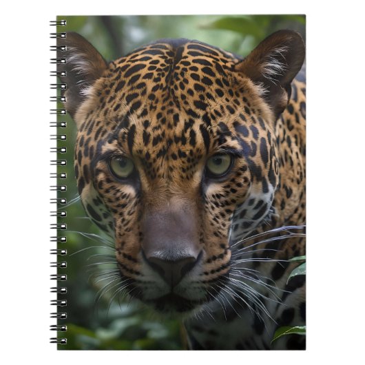 ジャガーという男が森の中に忍び込んでいる。 ノートブック (正面)