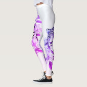 ジャガーとフローラ融合タトゥーレッグスリーブ» レギンス (左)