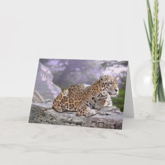 ジャガーとマヤのテンプルカード カード (正面)