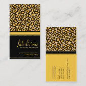 ジャガーのすばらしい名刺 名刺 (正面/裏面)