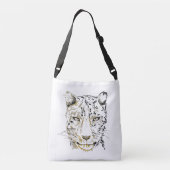 ジャガーのトートバック クロスボディバッグ (裏面)