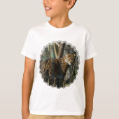 ジャガーの写真の子供のTシャツ Tシャツ (正面)