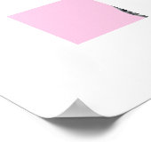 ジャガーの毛皮のコートを着た豚（梅） ポスター (角)