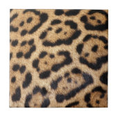 ジャガーの毛皮の写真のプリント タイル (正面)