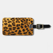 ジャガーの毛皮 ラゲッジタグ (正面横)