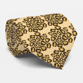 ジャガーの皮のタイ ネクタイ (ロール)