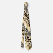 ジャガーの皮膚、ヘビ、アフリカ、エキゾチック ネクタイ (裏面)