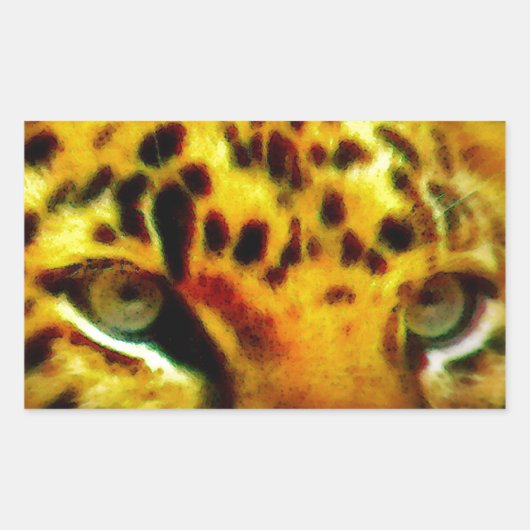 ジャガーアイズ 長方形シール (正面)